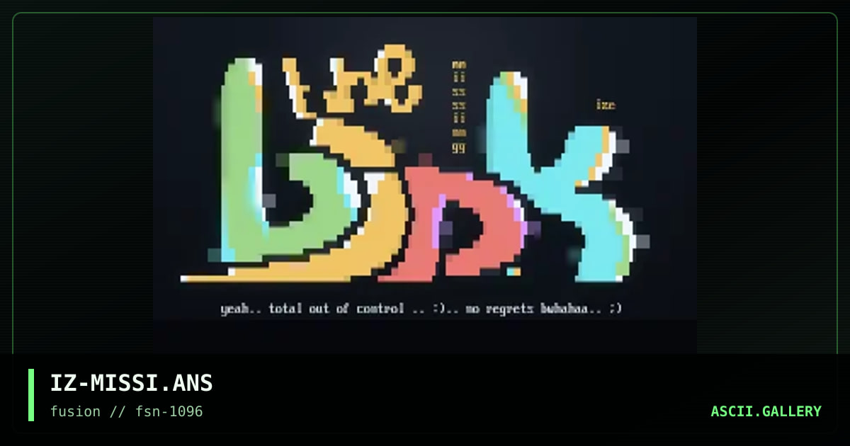 the missing link, by ize, 1996