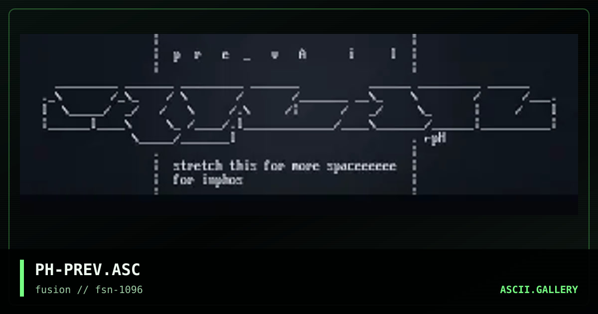 prevail ascii, by phobia, 1996