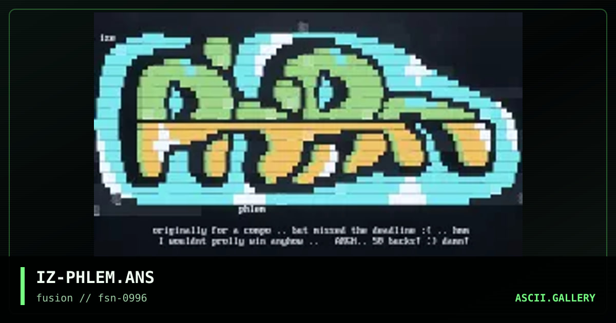 phlem, by ize, 1996