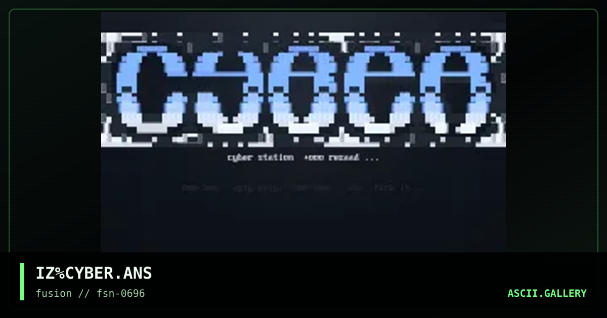 cyber station, by ize, 1996