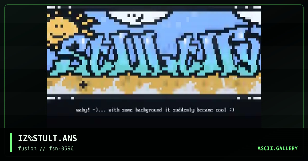 stultify, by ize, 1996