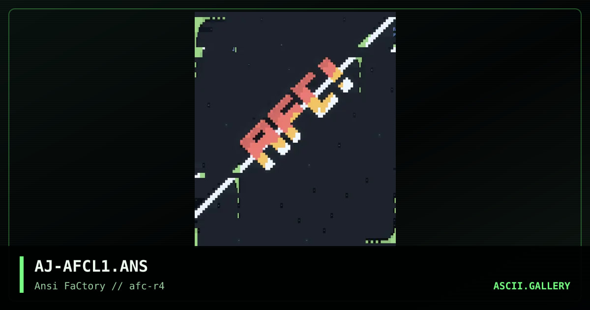 AJ-AFCL1.ANS, by anajude, 1993
