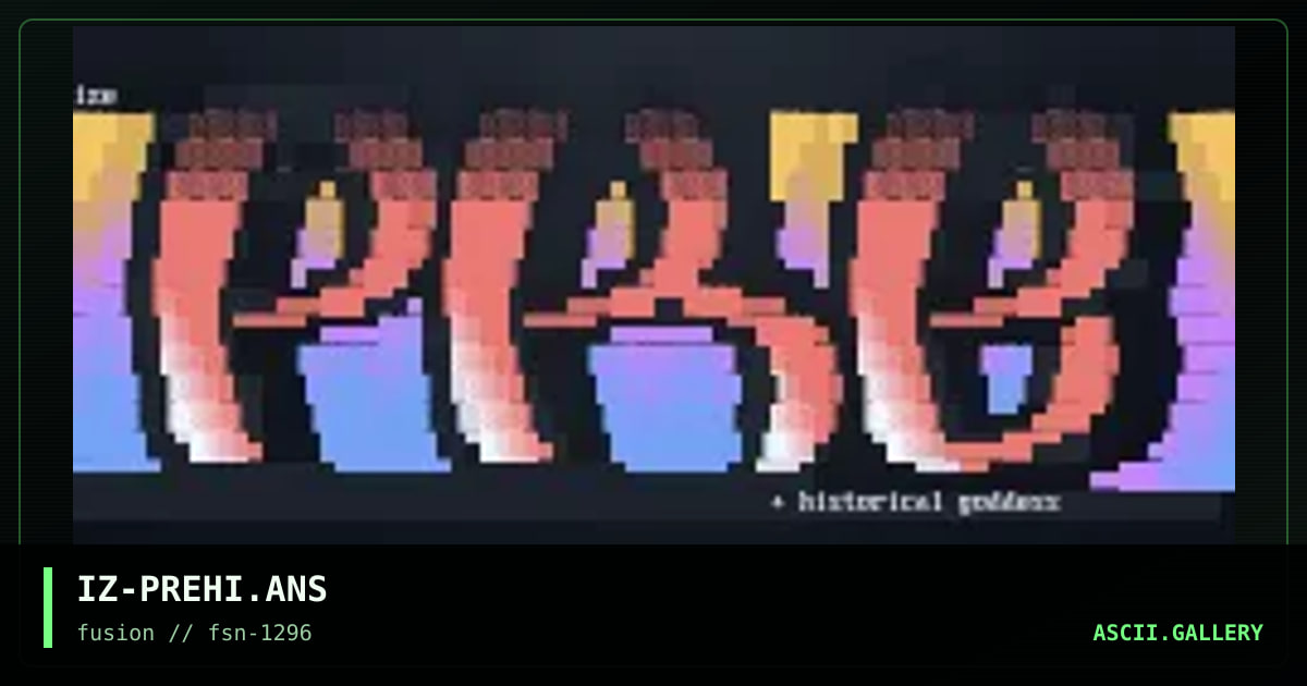 prehistorical goddes, by ize, 1996