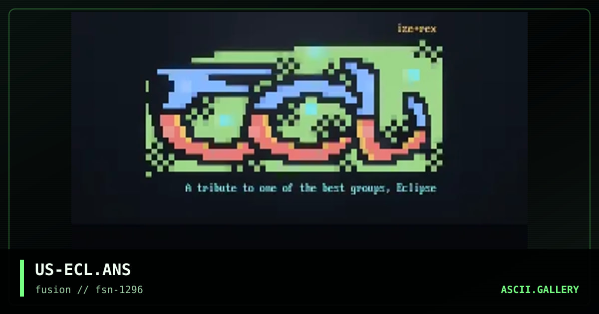eclipse promotional, by ize, rex, 1996
