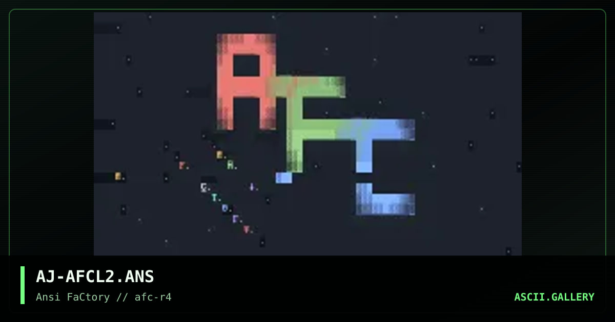 AJ-AFCL2.ANS, by anajude, 1993
