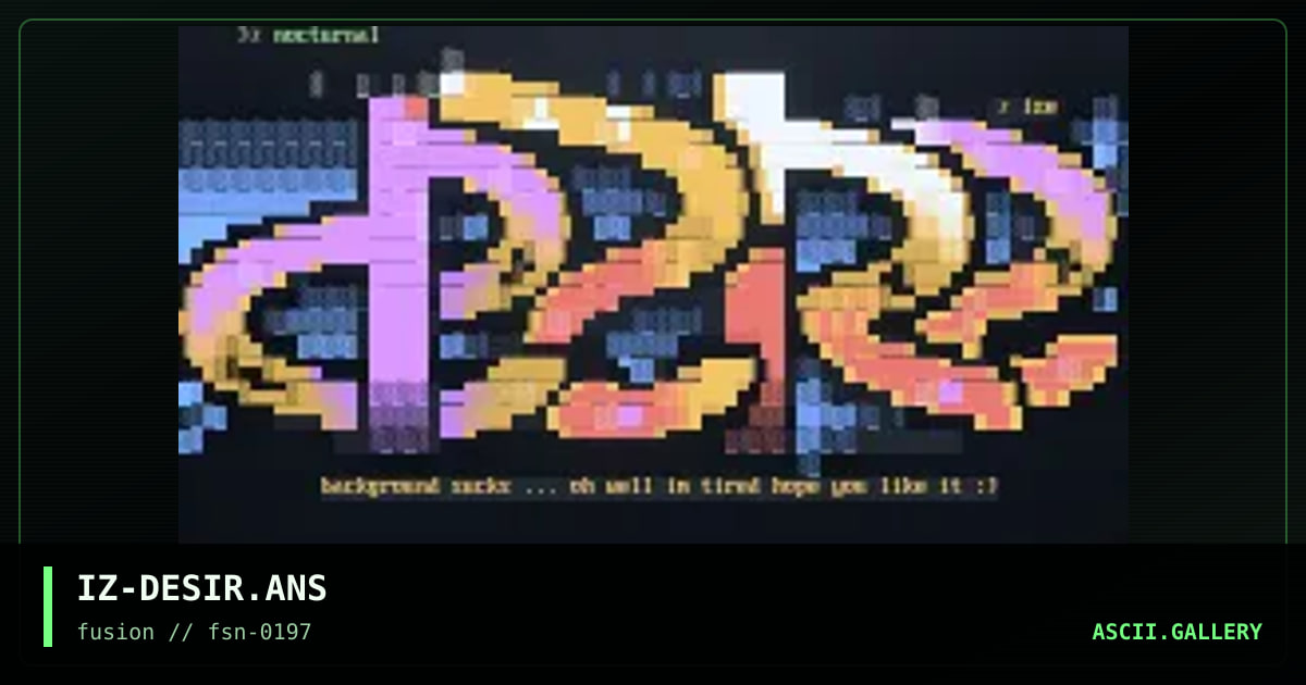 nocturnal desire, by ize, 1997