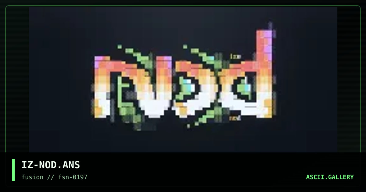 nod, by ize, 1997