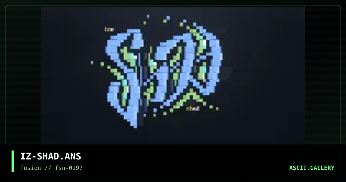 shad, by ize, 1997