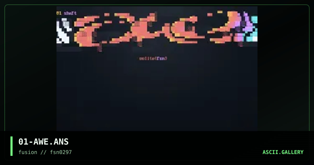 awe, by oolite, 1997
