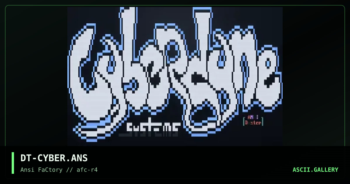 DT-CYBER.ANS, by duster, 1993