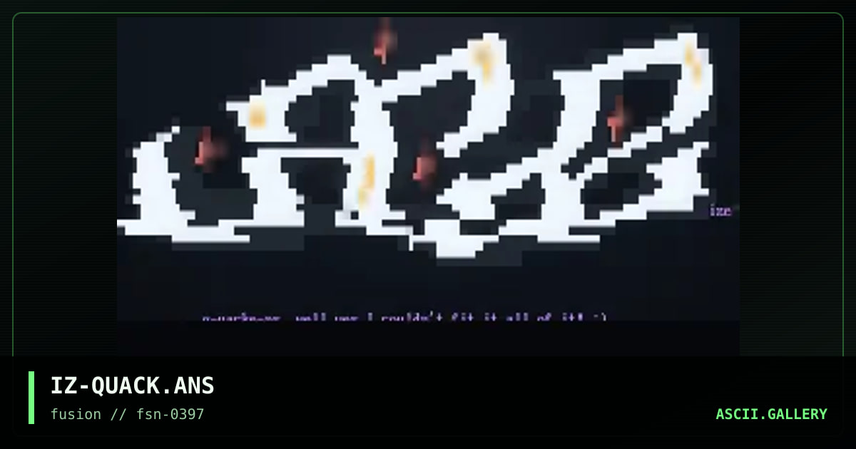 quackers, by ize, 1997