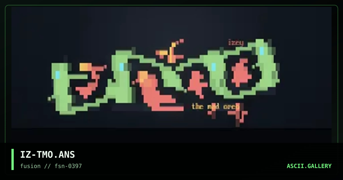 the mad oreo, by ize, 1997