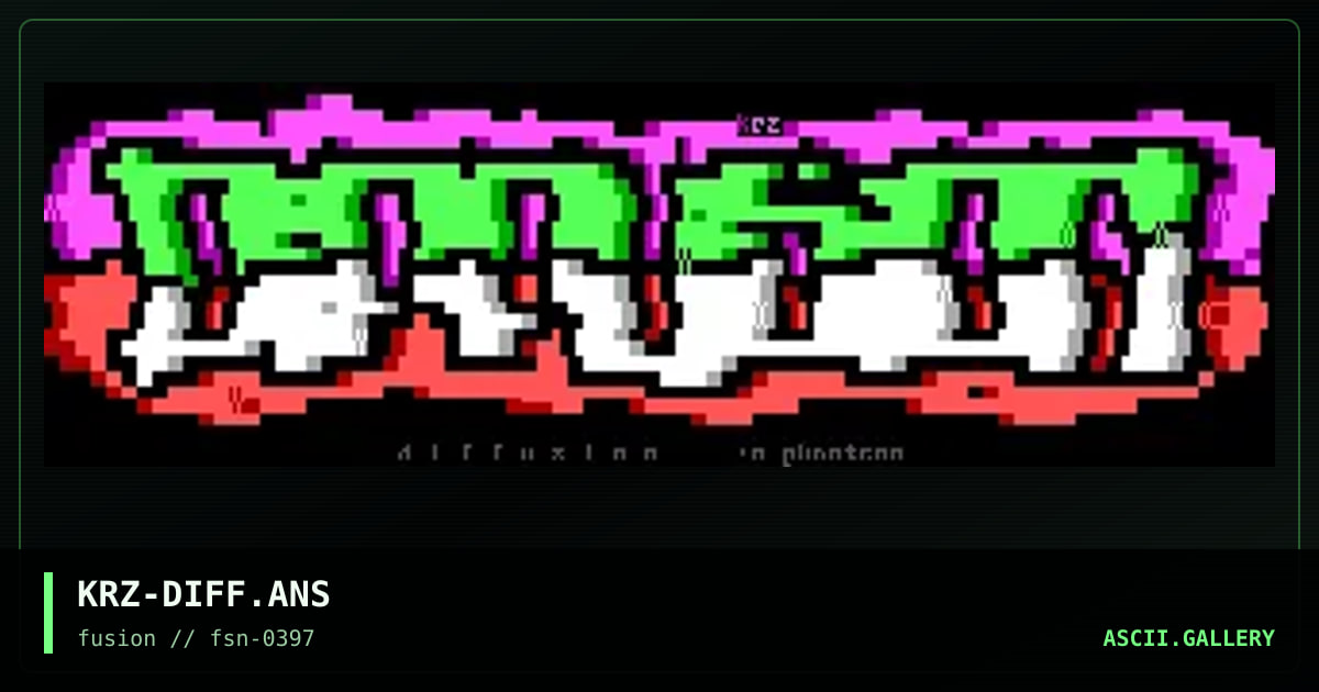 diffusion, by krazie, 1997