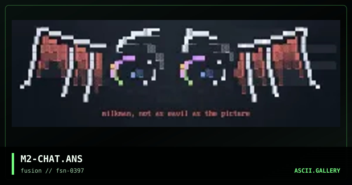 chat header, by milk, 1997