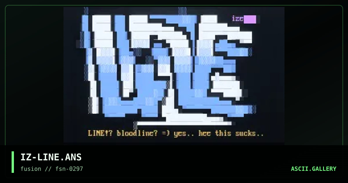 bloodline? =), by ize, 1997
