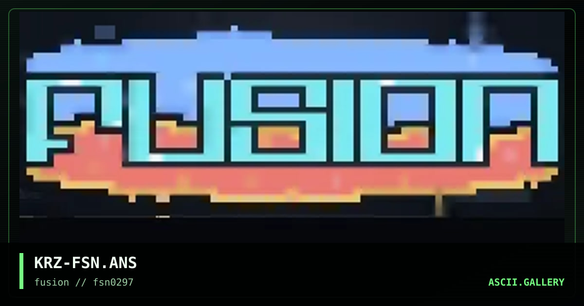 fusion.., by krazie, 1997