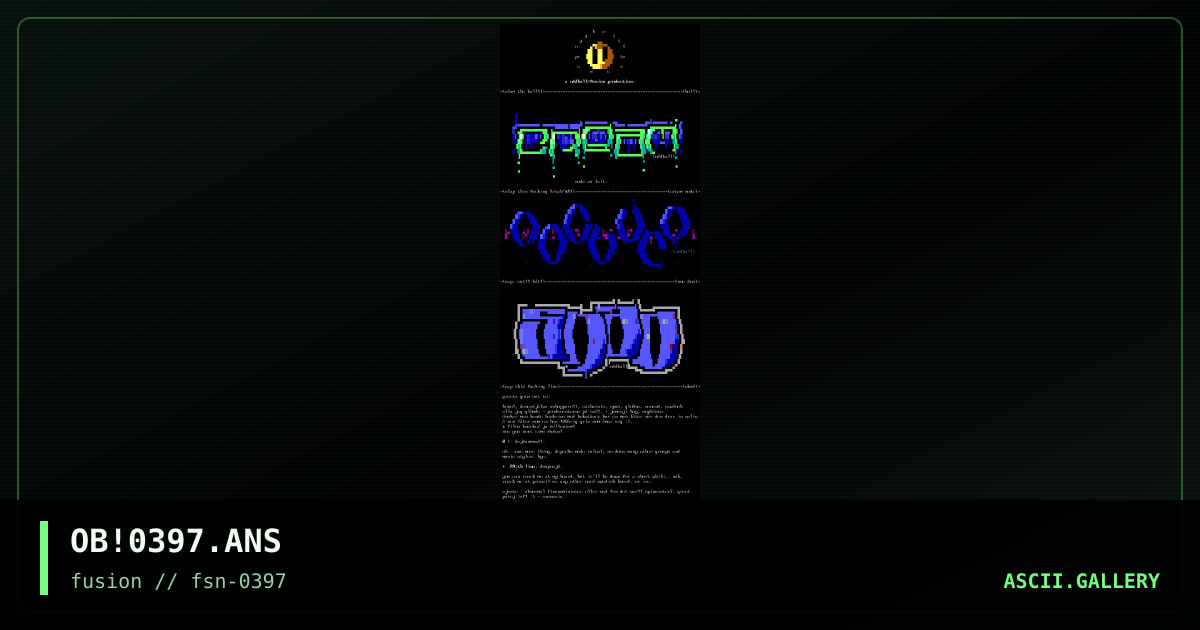OB!0397.ANS, by oddball, 1997
