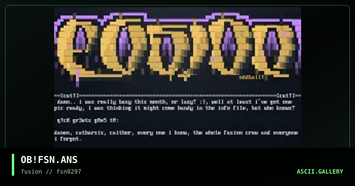 fusion logotYp3, by oddball, 1997