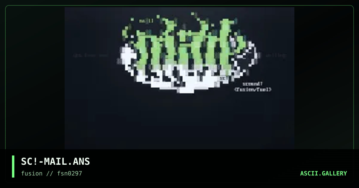 mail, by scoundrel, 1997
