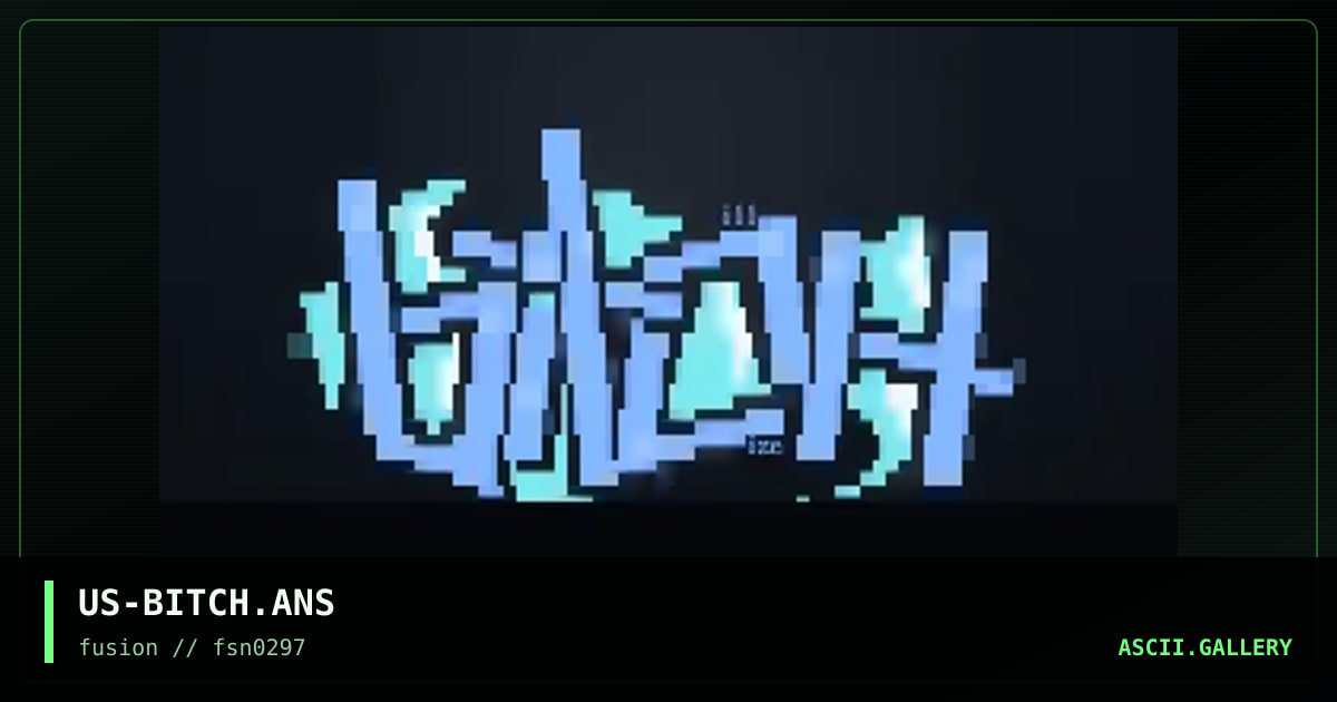 bitch, by ize, illogic, 1997