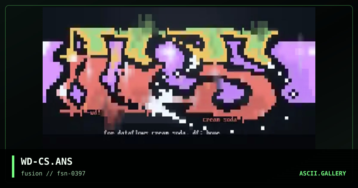 cream soda, by weirdo, 1997