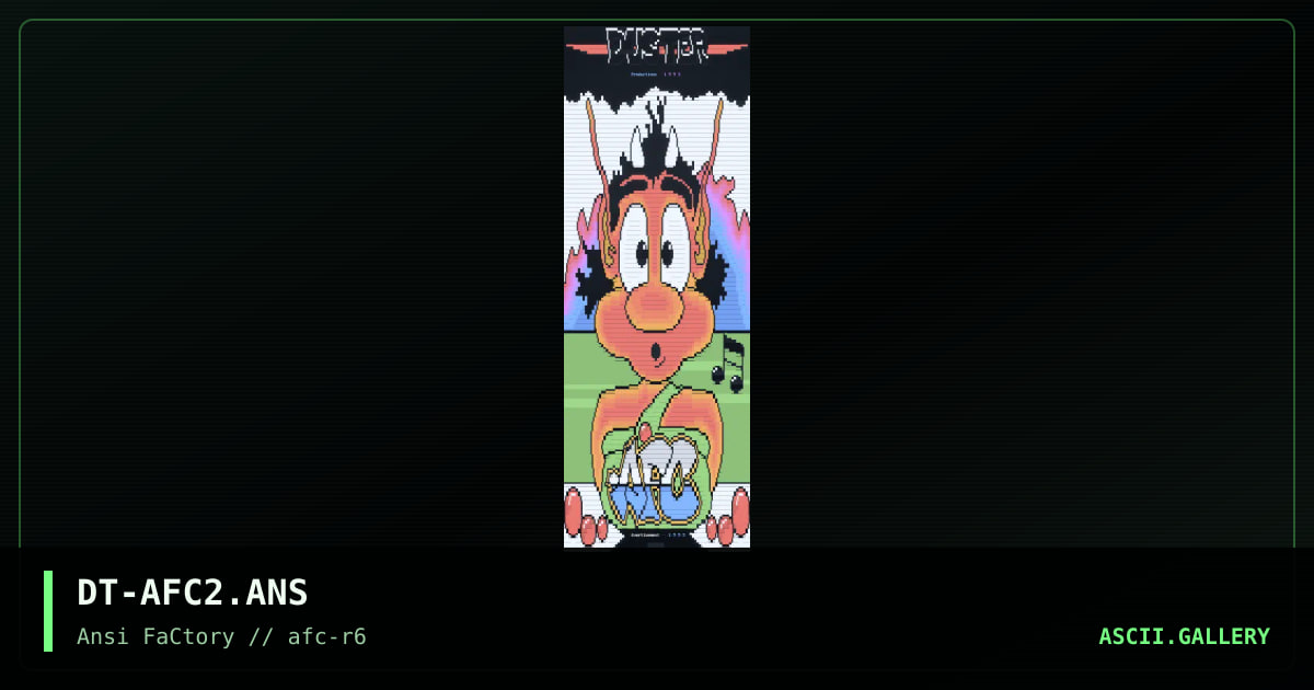 DT-AFC2.ANS, by duster, 1993