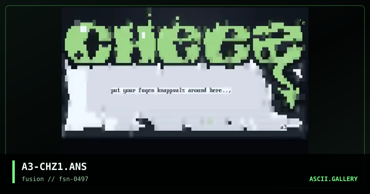 cheeze, by absence, 1997