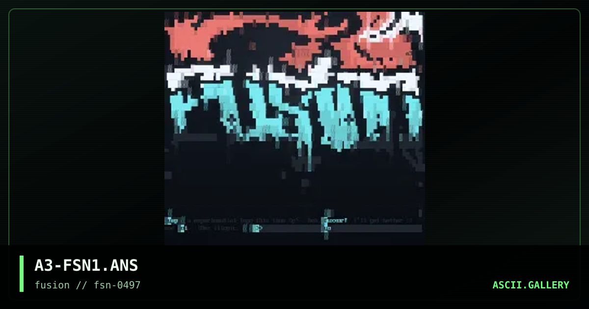 fusion, by absence, 1997