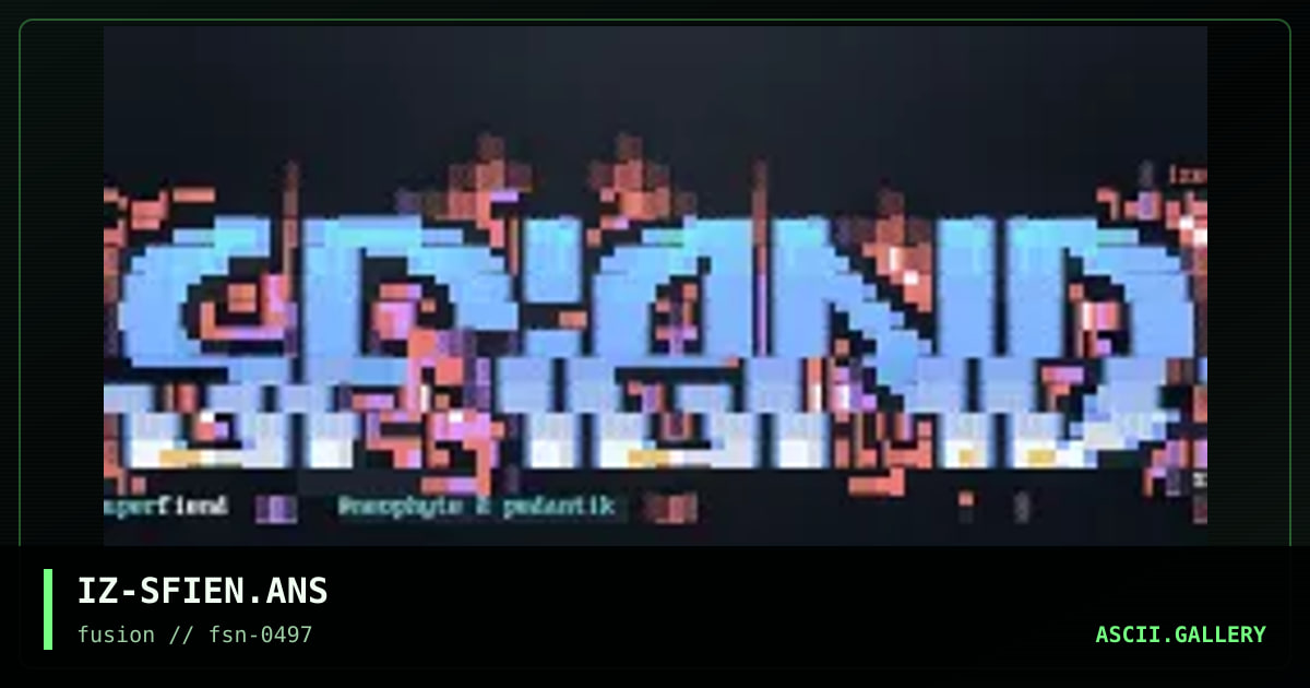 superfiend, by ize, 1997