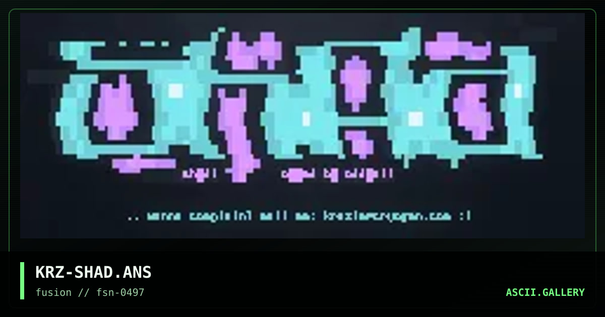 >> shad, by krazie, 1997