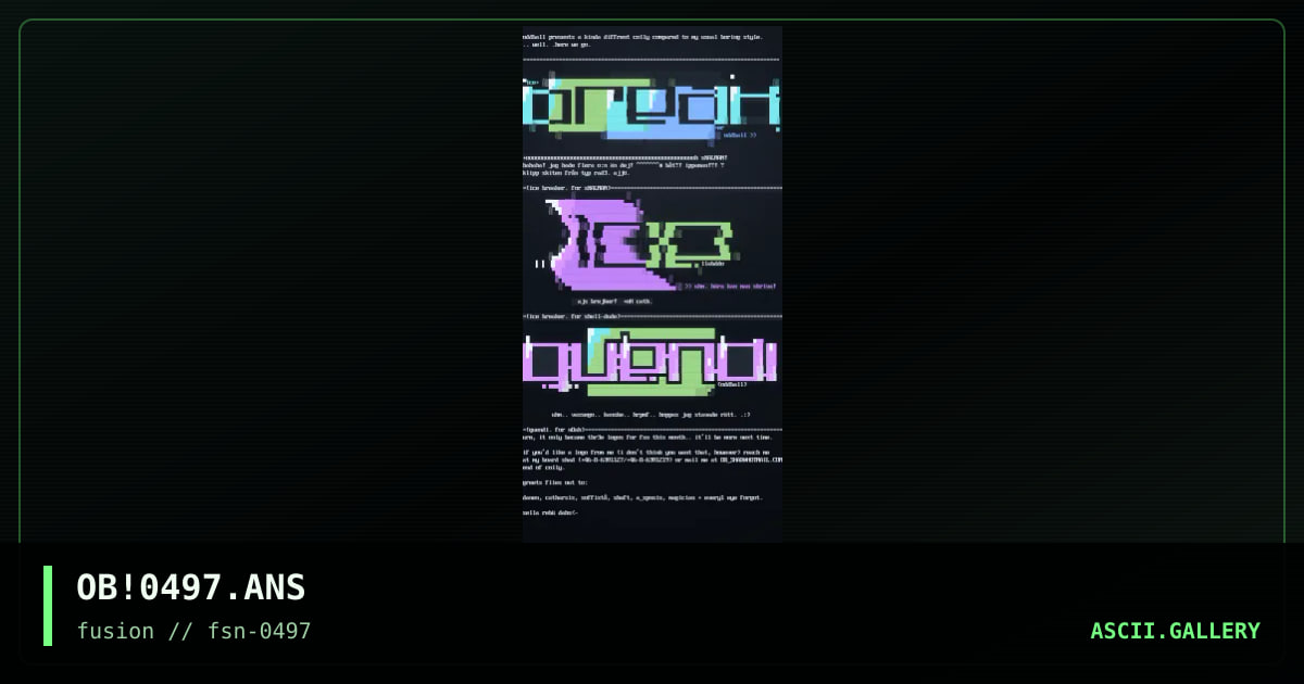 april ansi colly, by oddball, 1997