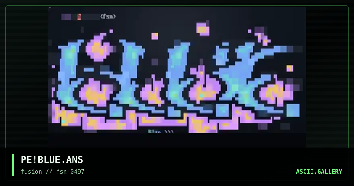 PE!BLUE.ANS, by phonyeye, 1997