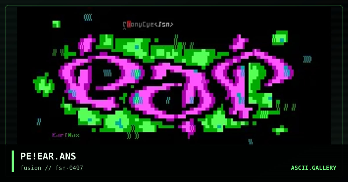 PE!EAR.ANS, by phonyeye, 1997