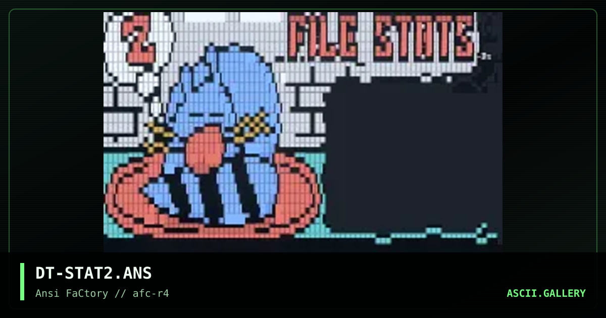 DT-STAT2.ANS, by duster, 1993