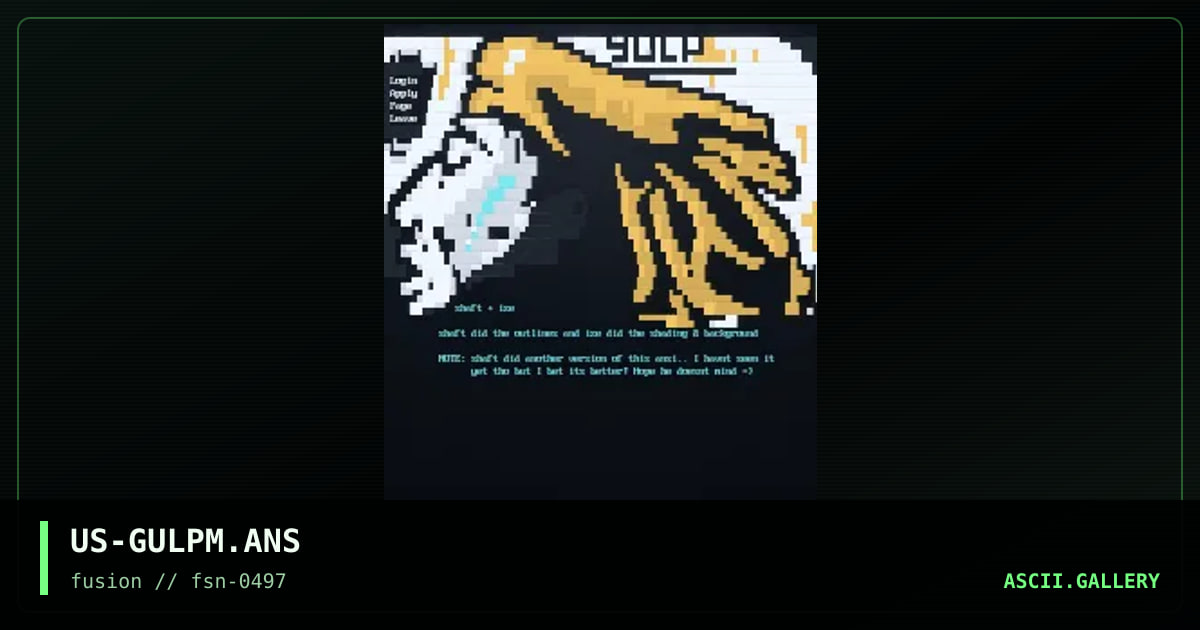 gulp matrix, by ize, shaft, 1997