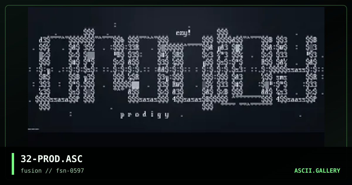 prodigy, by ezy, 1997