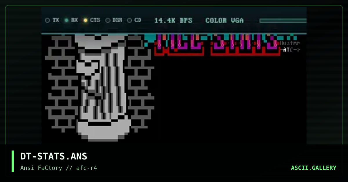DT-STATS.ANS, by duster, 1993