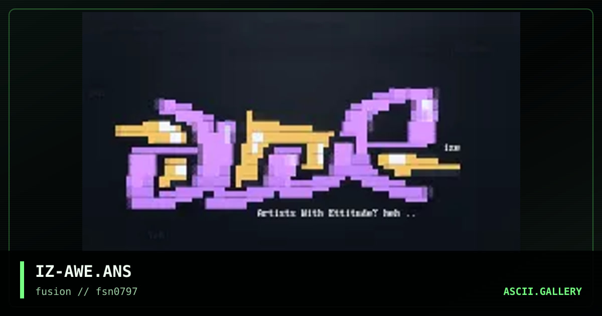 Awe promo.., by ize, 1997