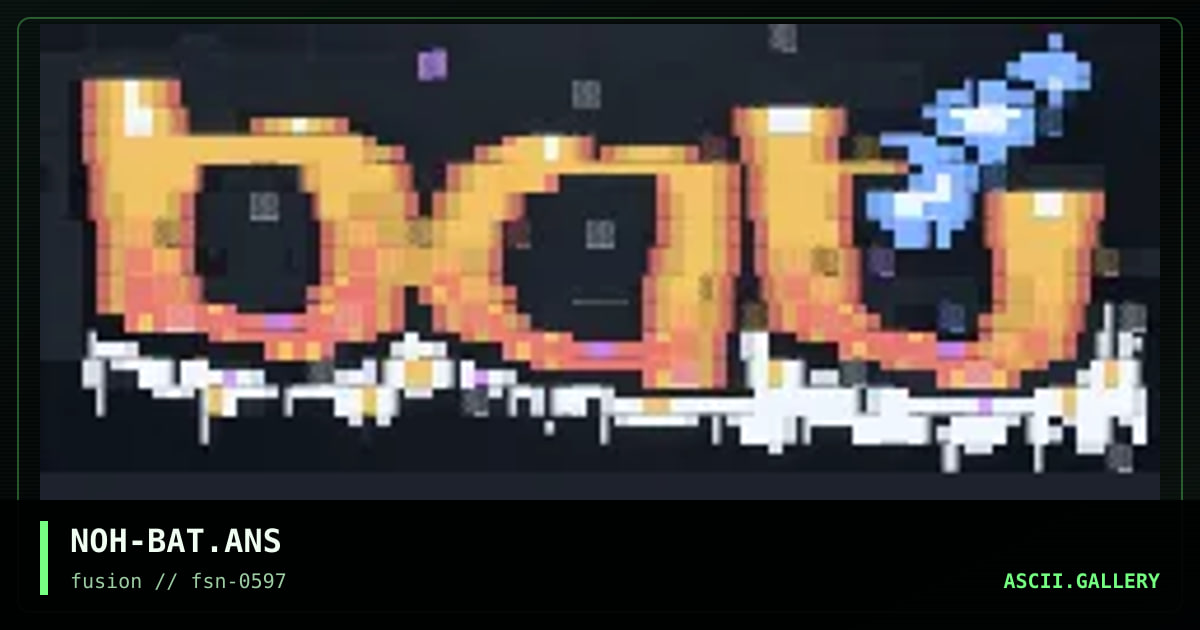 bat#@!!! yeah!, by noah, 1997