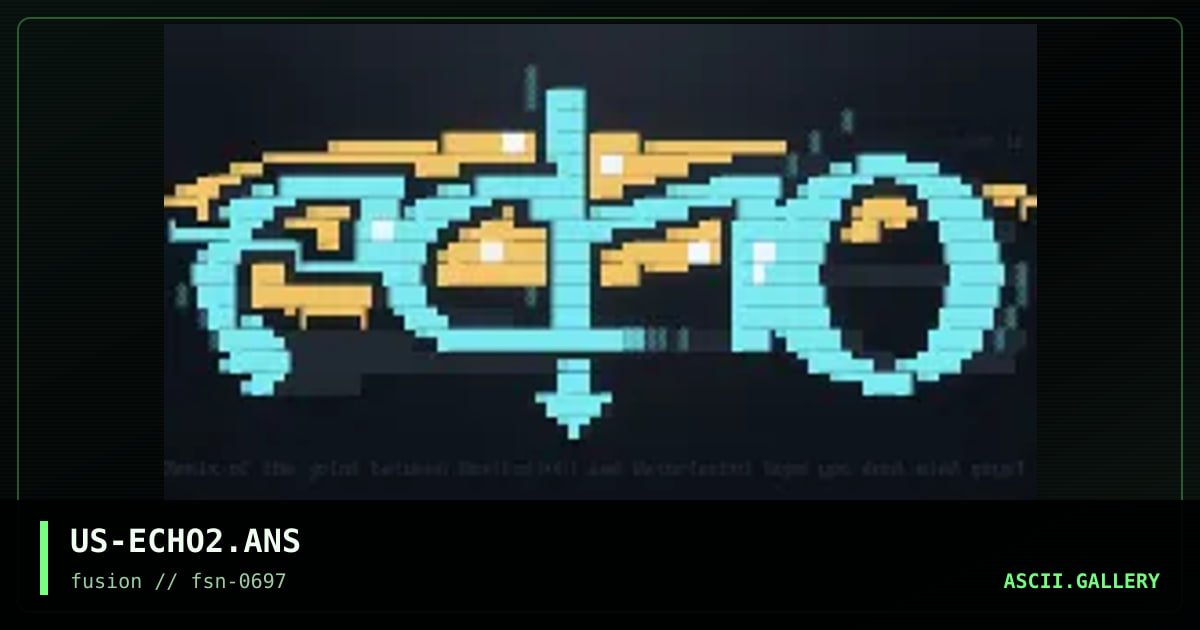 echo, by rex, wat0r, ize, 1997