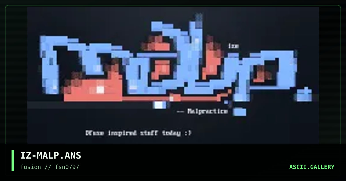 Malpractice, by ize, 1997