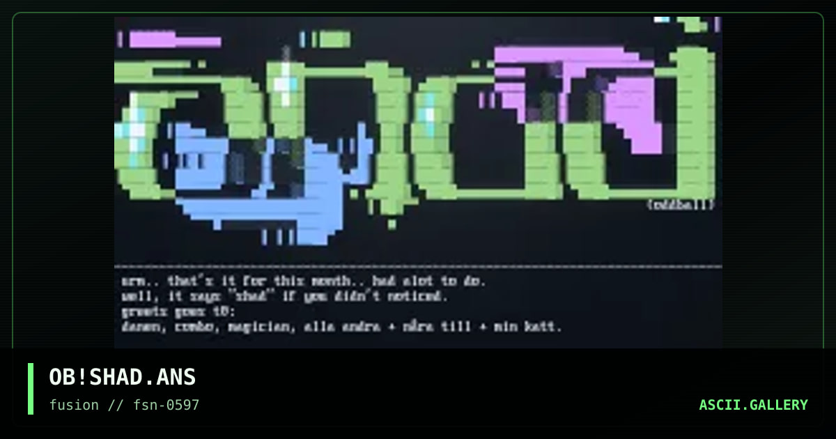 shad?!?, by oddball, 1997
