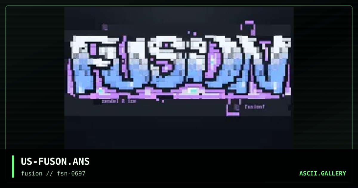 Fusion, by zendel, ize, 1997
