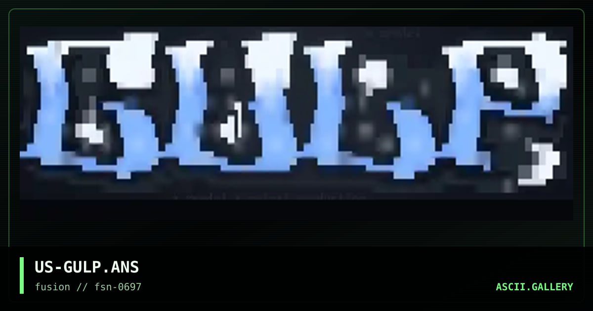 GULP LOGOOH, by zendel, spinal, 1997