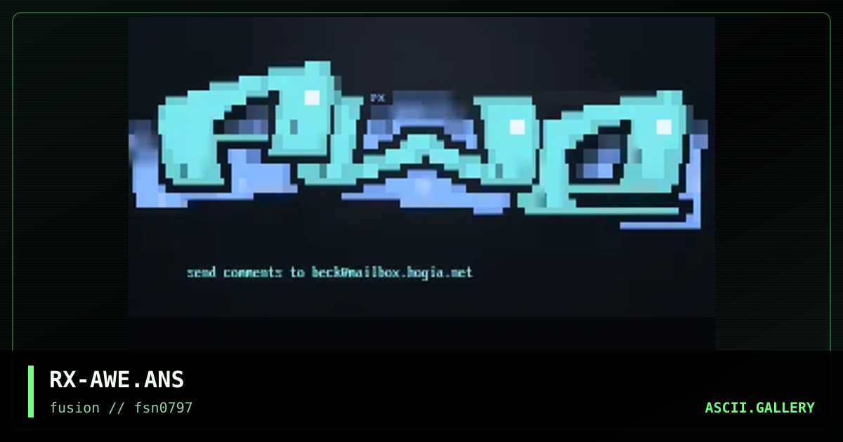 awe, by rex, 1997