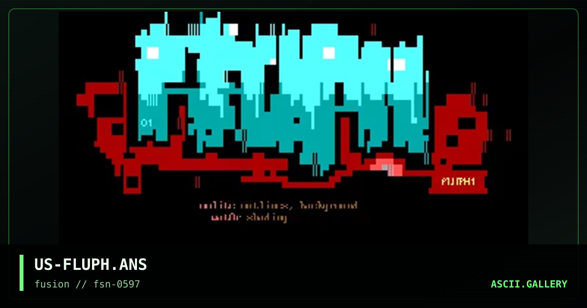 US-FLUPH.ANS, by oolite, wat0r, 1997