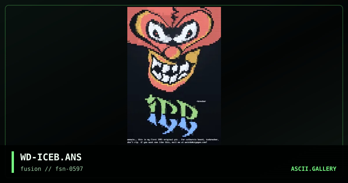 icebreaker, by weirdo, 1997