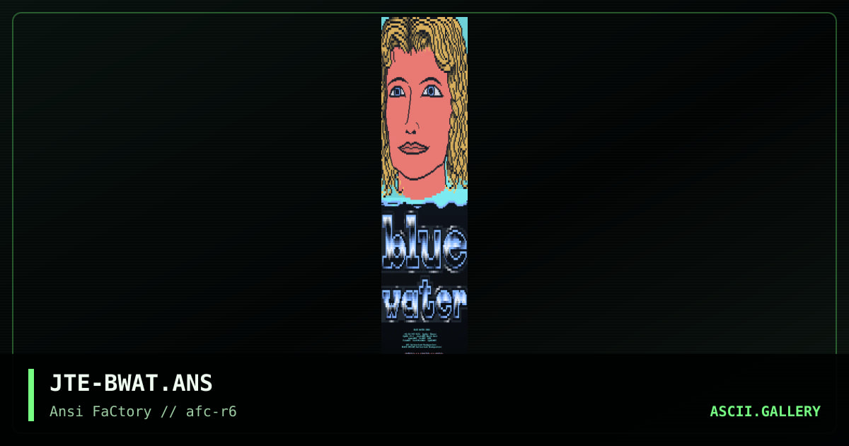 JTE-BWAT.ANS, by jate, 1993