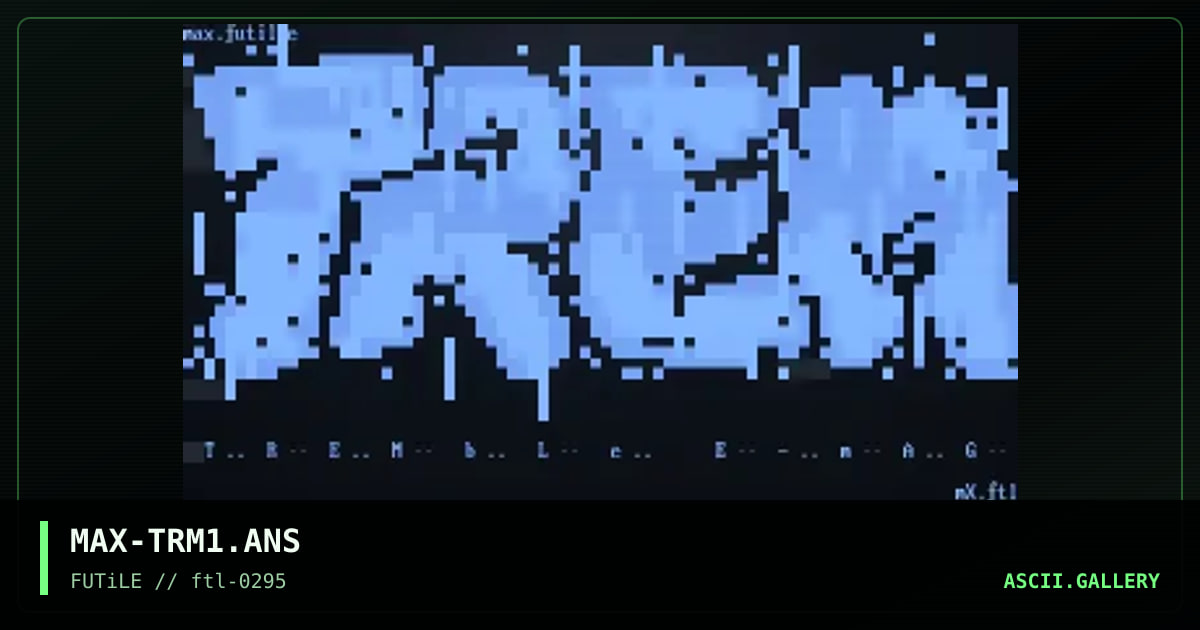 MAX-TRM1.ANS, by max, 1995