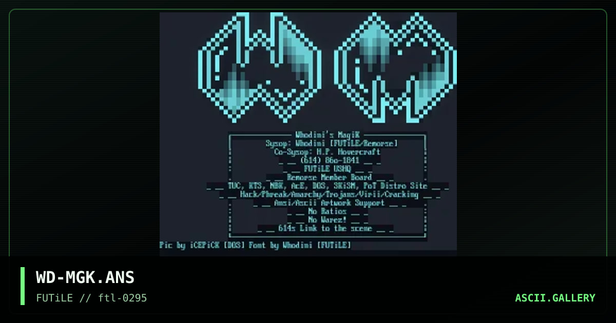 WD-MGK.ANS, by whodini, 1995